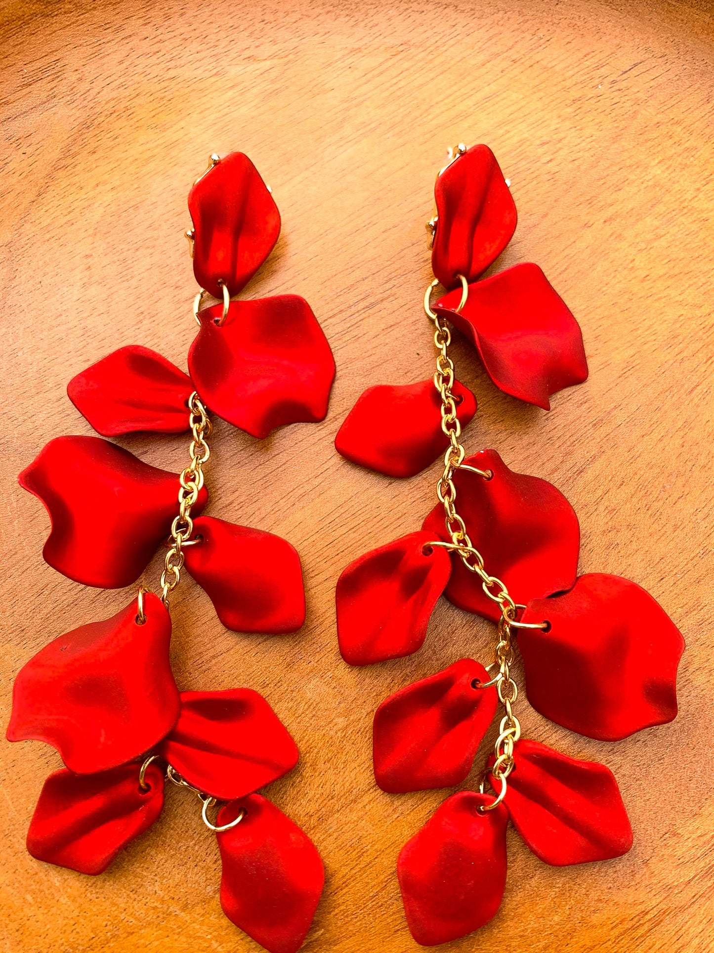 Floral earrings