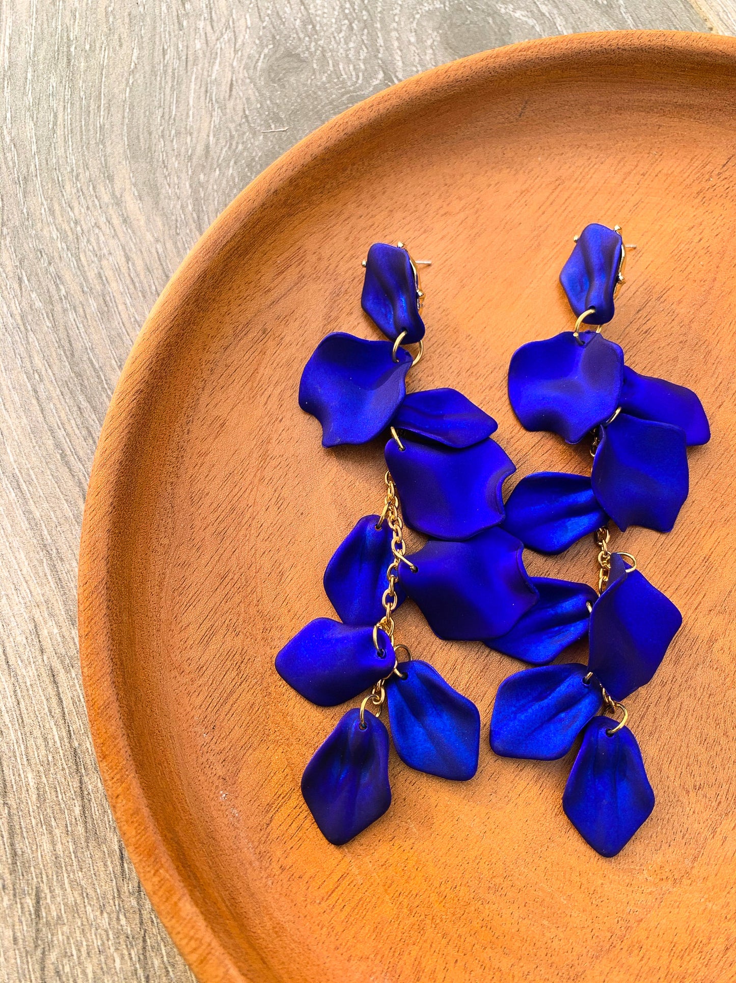 Floral earrings