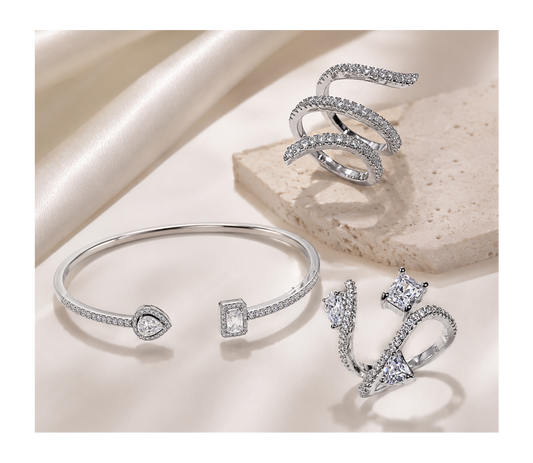 Silver Wrist Set