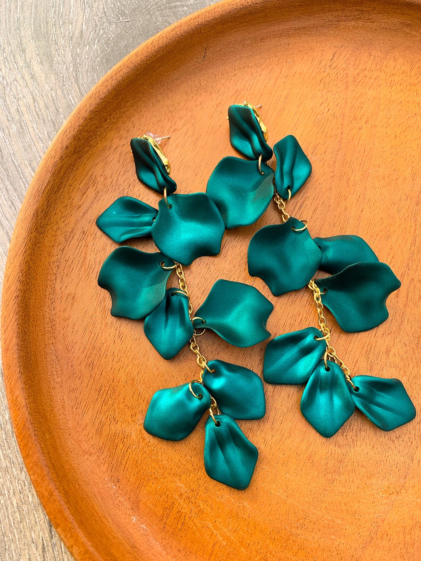Floral earrings