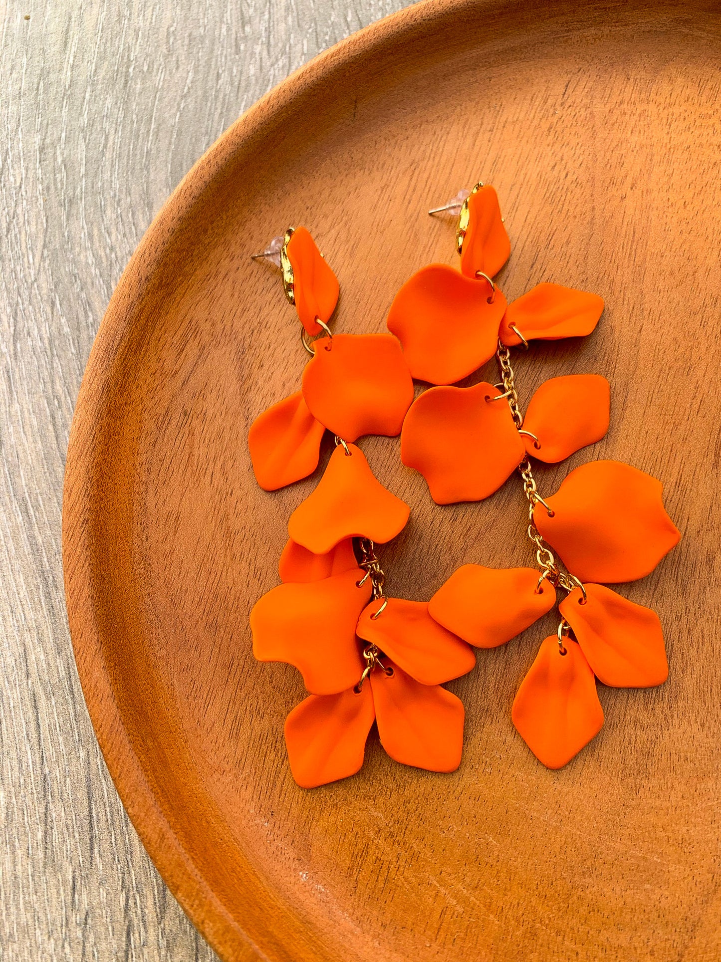 Floral earrings
